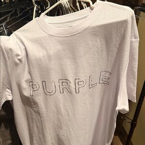 Men’s purple brand tee size large brand new